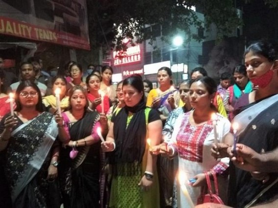 JMC-10323 Teachers Paid Tribute to Deceased Teachers : Requested Biplab Deb Govt to fulfill Pre-Poll Promise to save Terminated Teachers' Families : Death Toll rose to 89